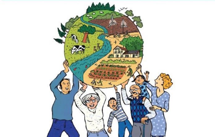 Affiche semaine bleue 2019, seniors, environnement DR