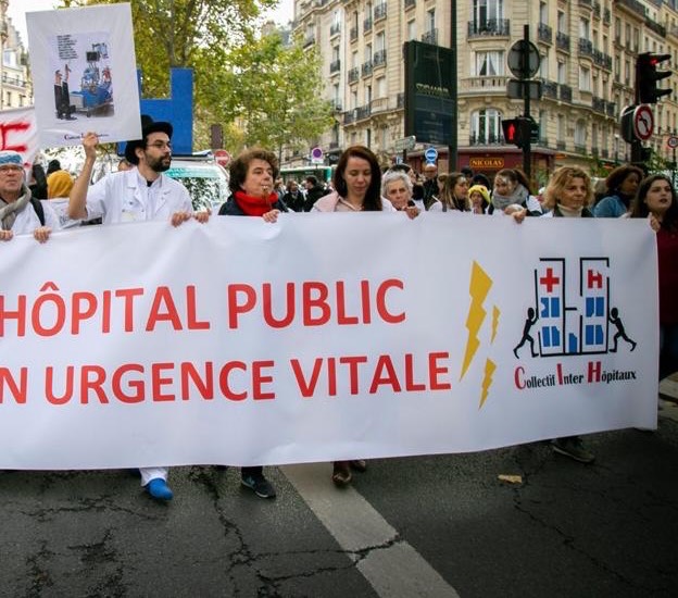 Manifestation pour l'hôpital, DR Collectif inter hôpitaux.