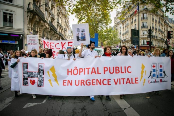 Collectif inter hôpitaux, maifestation du 16 juin 2020 DR
