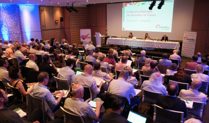 Conférence nationale des Mutuelles de France, organisée le 17 mai 2022 à Charenton-le-Pont (Val-de-Marne). © FMF