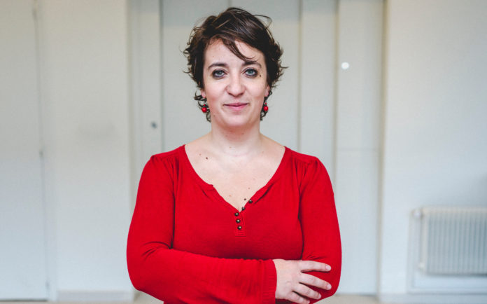 Camille Spire, présidente de l'association Aides © K. Strek