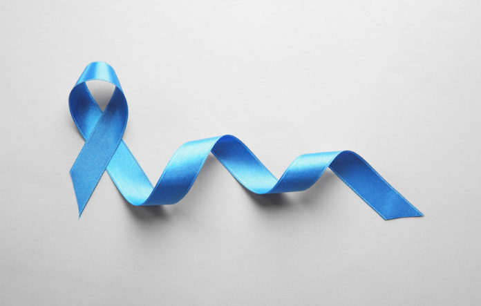 Ruban bleu du cancer colorectal