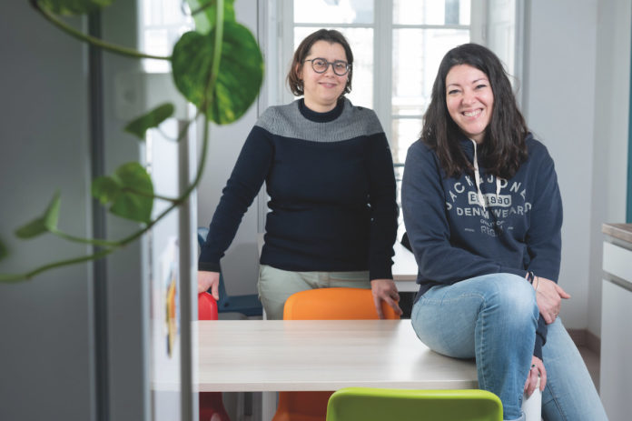 Nantes MCRN : Lucie Cassereau et Anne-Sophie Vasseur (avec lunettes)