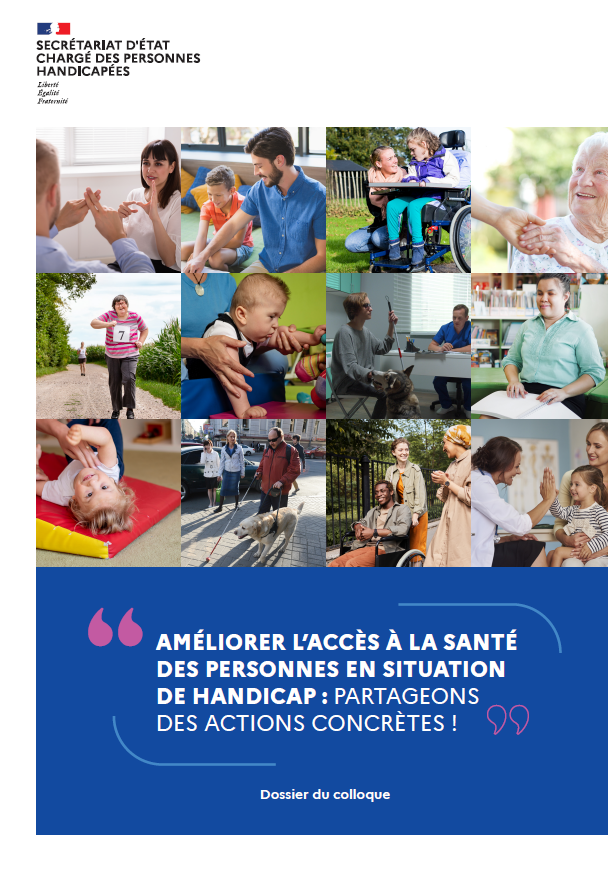 Handicap : de nouvelles pistes pour combattre les entraves à l’accès aux soins - capture écran du rapport par le secrétariat d’État chargé des Personnes handicapées.