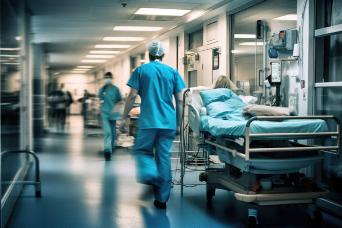 Service d'urgence dans un hôpital