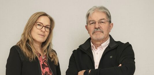 Laurence Allix, directrice de la Mutuelle de France Alpes du Sud, et Rémy Charpy, son président. © Eric Franceschi